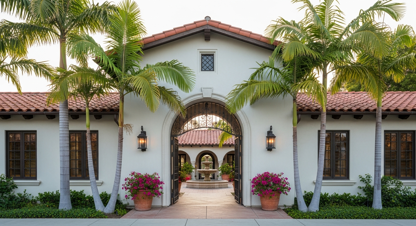Welcoming San Diego treatment facility exterior in morning light