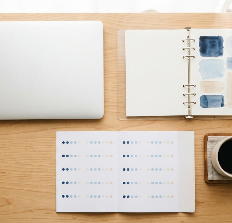 CalFresh work requirements San Diego — a laptop, calendar, and county resource flyer laid out as a person plans their monthly work, school, and volunteer hours